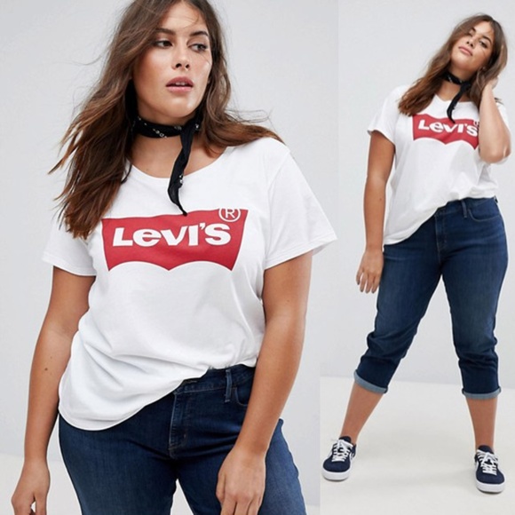 plus size levi t shirt